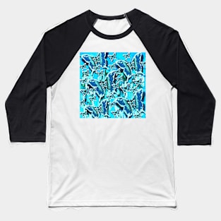 Flight of the Turquois Butterfly Baseball T-Shirt